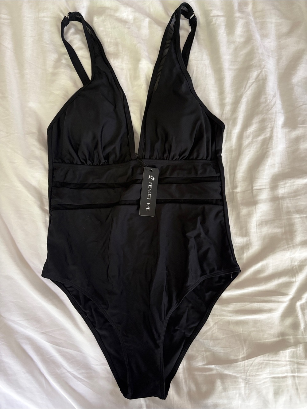 Tempt Me Black One-Piece Swimsuit